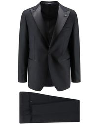Tagliatore - Satin-Lapel Virgin-Wool Tuxedo - Lyst