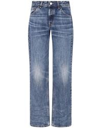 Jeanerica - Kyoto Droit Faded Straight-Leg Jeans - Lyst