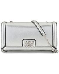 Armani Exchange - Faux-leather Wallet-on-chain - Lyst