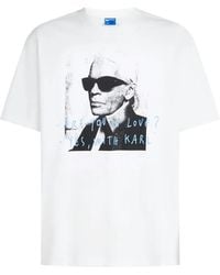 KARL LAGERFELD - X Pietro Terzini Relaxed Karl T-Shirt - Lyst