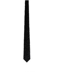 Fursac - Leopard-Pattern Cotton Tie - Lyst