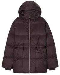 Closed - Hooded Quilted Jacket - Lyst