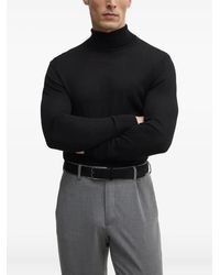 Karl Lagerfeld - Maglione A Collo Alto - Lyst