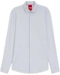 HUGO - Patterned Shirt - Lyst