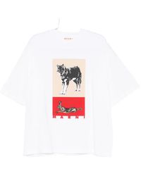 Marni - Animal Graphic T-Shirt - Lyst