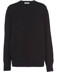 Prada - Wool Blend Sweater - Lyst