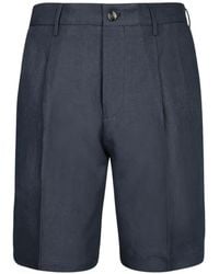 Dell'Oglio - Pleated Tailored Shorts - Lyst