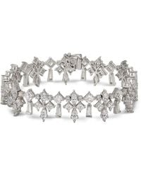 Anabela Chan - 18Kt Fleur-De-Lys Diamond Bracelet - Lyst