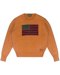 DENIM TEARS - Flag Crew-Neck Sweater - Lyst