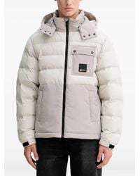 KARL LAGERFELD - Utility Hooded Patch-Pocket Jacket - Lyst