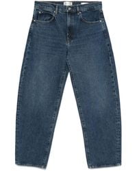 FRAME - Low Slung Barrel Jeans - Lyst