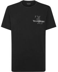 Billionaire - Logo-Embroidered Cotton T-Shirt - Lyst