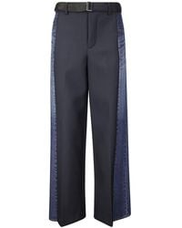 Sacai - Pantaloni A Inserti - Lyst