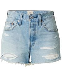 Levi's - 501 Original Distressed Frayed-Hem Shorts - Lyst