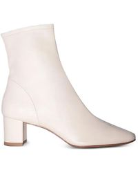 BY FAR - Almond-Toe Ankle Boots - Lyst