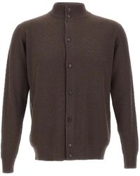 FILIPPO DE LAURENTIIS - Geometric-Pattern Cardigan - Lyst