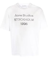 Acne Studios - T-Shirt Con Stampa - Lyst