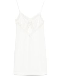 Blumarine - Corded-Lace Mini Dress - Lyst