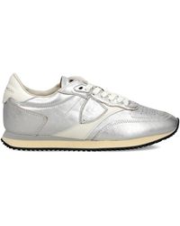 Philippe Model - Blville Perforated Panelled Trainers - Lyst
