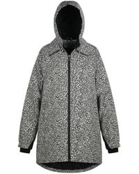 Valentino Garavani - Hooded Zip-Up Coat - Lyst
