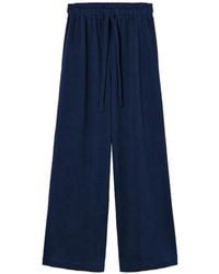 Psophia - Drawstring-Waist Wide-Leg Trousers - Lyst