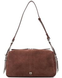 Pinko - Love Birds Buckle-Detail Shoulder Bag - Lyst