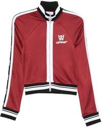 Off-White c/o Virgil Abloh - Stripe-trim track jacket - Lyst
