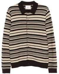 NN07 - Nolan Ls Polo 60016 Vest Met Gestreept Detail - Lyst