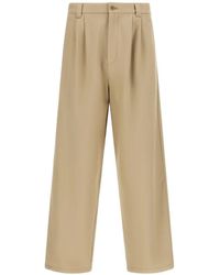A.P.C. - Ricky Pleated Cotton Trousers - Lyst