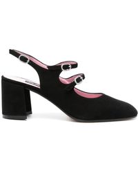 CAREL PARIS - Banana 60mm Suede Mary Janes - Lyst
