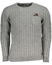 U.S. Grand - Patch-Pocket Cable-Knit Sweater - Lyst