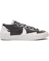 Nike - X Sacai Blazer Low "iron Grey" Sneakers - Lyst
