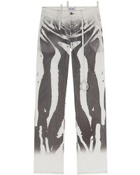 The Attico - Printed Jeans - Lyst