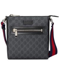 Gucci GG Black Small Messenger Bag - Zwart