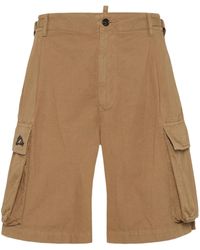 DSquared² - Cotton Cargo Shorts - Lyst