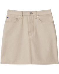 Burberry - Falda Vaquera Equestrian Knight - Lyst