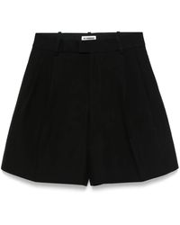 Jil Sander - Double Cotton Shorts - Lyst