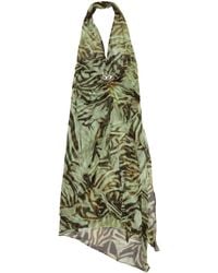 DIESEL - D-stint Printed Chiffon Dress - Lyst