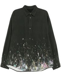 CROQUIS - Printed Denim Shirt - Lyst
