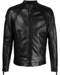 Philipp Plein - Moto Leather Jacket - Lyst