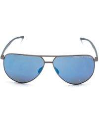Porsche Design - Pilot-frame Sunglasses - Lyst