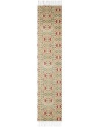 Pierre Louis Mascia - Geometric-Pattern Fringed-Edges Scarf - Lyst