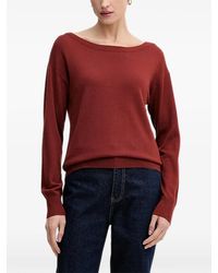 Sisley - Boat-Neck Sweater - Lyst