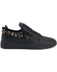 Giuseppe Zanotti - Gz94 Stud-Embellished Double-Zip Low-Top Sneakers - Lyst