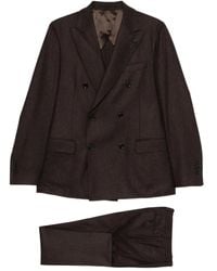 Lardini - Pinstripe Double-Breasted Suit - Lyst