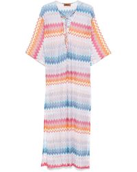 Missoni - Zigzag Lamé Maxi Dress - Lyst