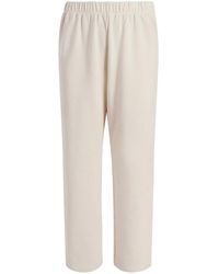 Another Tomorrow - Mid-Rise Cropped Track Pants - Lyst