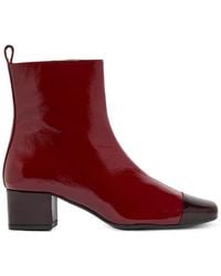 CAREL PARIS - Bottines Esther En Cuir Verni - Lyst