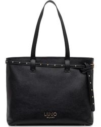 Liu Jo - Better Studded-Belt Shoulder Bag - Lyst