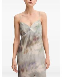Sandro Ferrone - Vestido largo con estampado abstracto - Lyst
